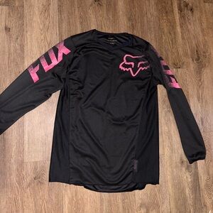Fox Racing Youth XL Blackout Jersey Black And Pink